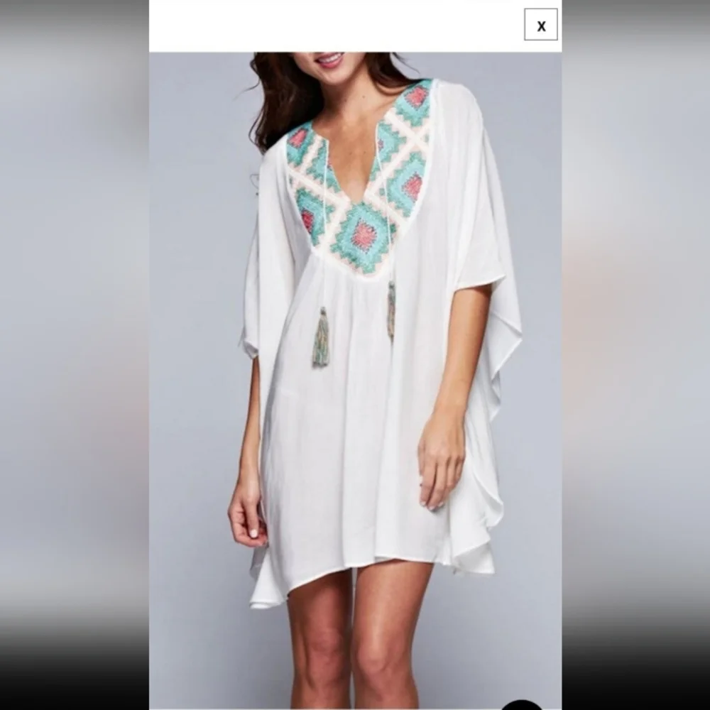 Embroidered Aztec Tunic - Picture 1 of 3